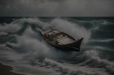 Dream about a Boat Flipping: A Surreal Encounter on the Waves