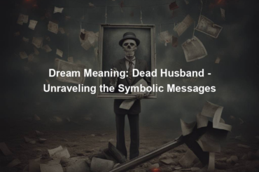 Dream Meaning: Dead Husband - Unraveling the Symbolic Messages