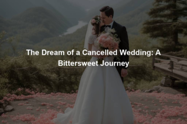 The Dream of a Cancelled Wedding: A Bittersweet Journey