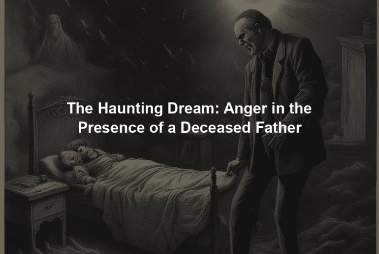 The Haunting Dream: Anger in the Presence of a Deceased Father