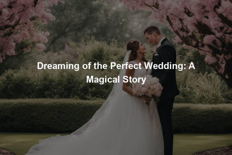 Dreaming of the Perfect Wedding: A Magical Story