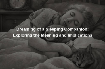 Dreaming of a Sleeping Companion: Exploring the Meaning and Implications