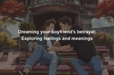 Dreaming your boyfriend's betrayal: Exploring feelings and meanings