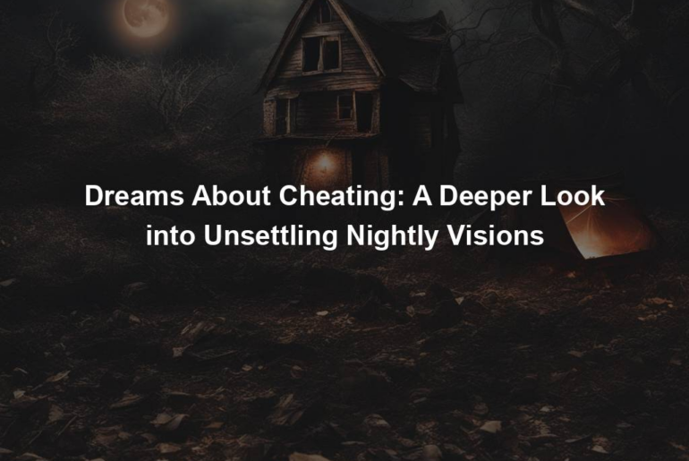 Dreams About Cheating: A Deeper Look into Unsettling Nightly Visions