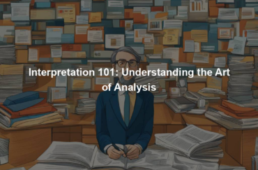 Interpretation 101: Understanding the Art of Analysis