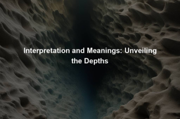 Interpretation and Meanings: Unveiling the Depths