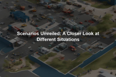 Scenarios Unveiled: A Closer Look at Different Situations