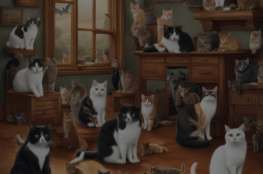 The Fascinating Dream: A Vision of Multiple Cats in the House