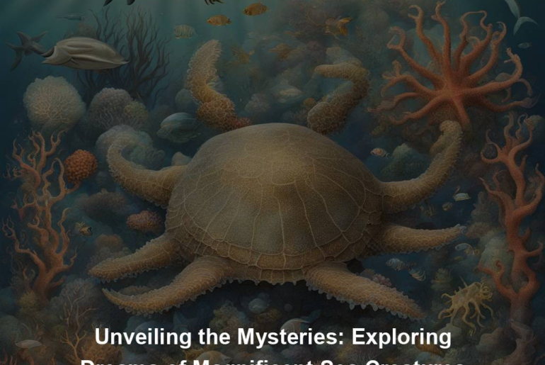 Unveiling the Mysteries: Exploring Dreams of Magnificent Sea Creatures