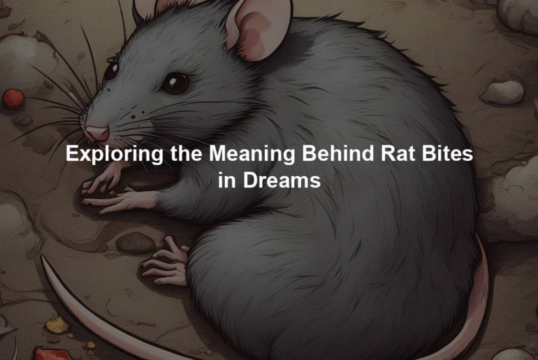 Exploring the Meaning Behind Rat Bites in Dreams