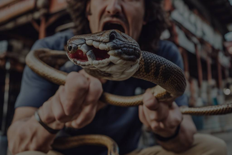 Pull a Snake Out of Your Mouth: A Bizarre Talent Revealed