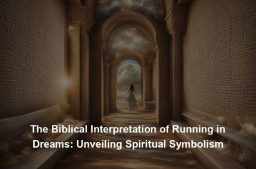 The Biblical Interpretation of Running in Dreams: Unveiling Spiritual Symbolism