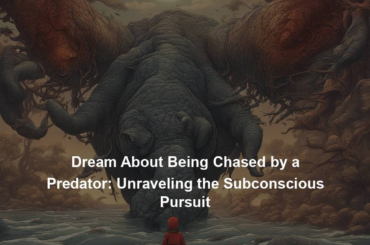 Dream About Being Chased by a Predator: Unraveling the Subconscious Pursuit