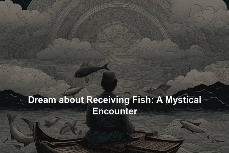 Dream about Receiving Fish: A Mystical Encounter