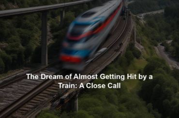 The Dream of Almost Getting Hit by a Train: A Close Call