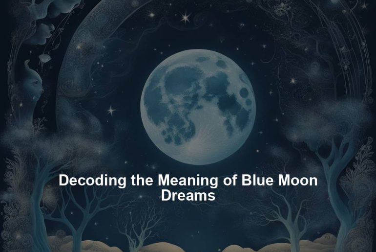 Decoding the Meaning of Blue Moon Dreams