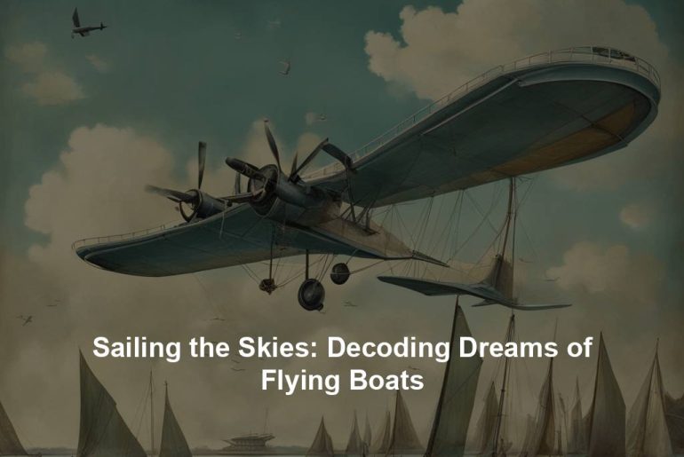 Sailing the Skies: Decoding Dreams of Flying Boats