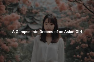 A Glimpse into Dreams of an Asian Girl