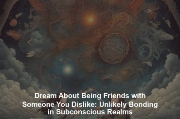 Dream About Being Friends with Someone You Dislike: Unlikely Bonding in Subconscious Realms