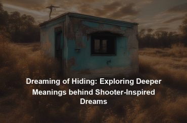 Dreaming of Hiding: Exploring Deeper Meanings behind Shooter-Inspired Dreams