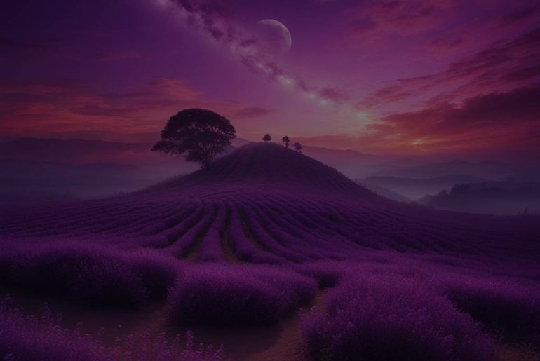 The Enchanting Journey: Exploring the Mysterious Dream of a Purple Sky