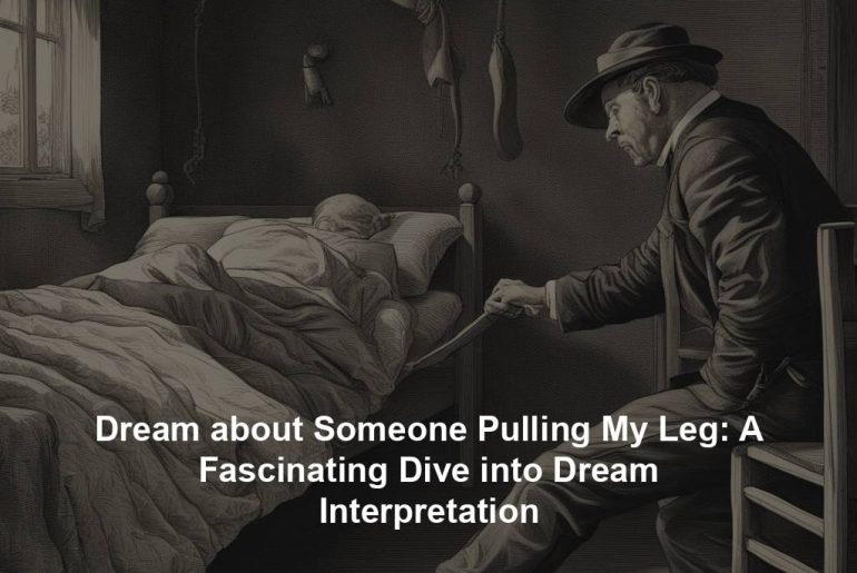 Dream about Someone Pulling My Leg: A Fascinating Dive into Dream Interpretation