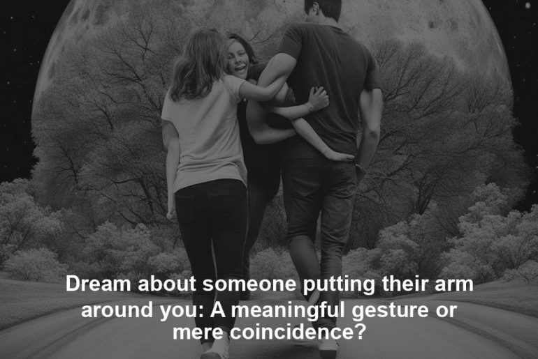 Dream about someone putting their arm around you: A meaningful gesture or mere coincidence?