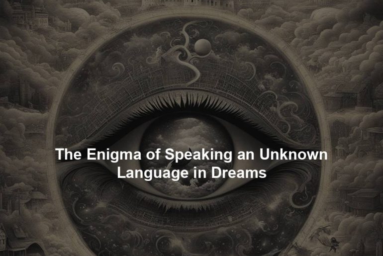 The Enigma of Speaking an Unknown Language in Dreams