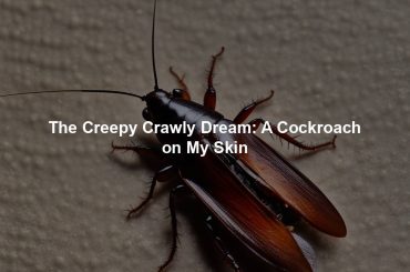 The Creepy Crawly Dream: A Cockroach on My Skin