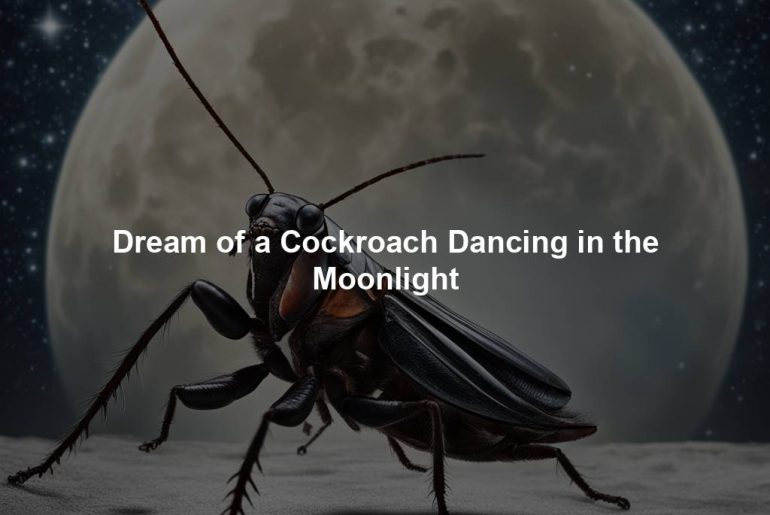 Dream of a Cockroach Dancing in the Moonlight