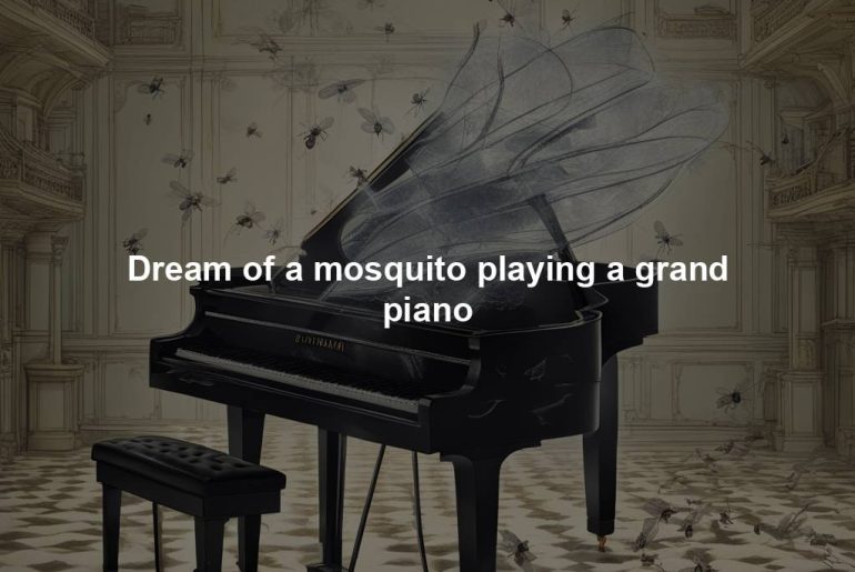 Dream of a mosquito playing a grand piano