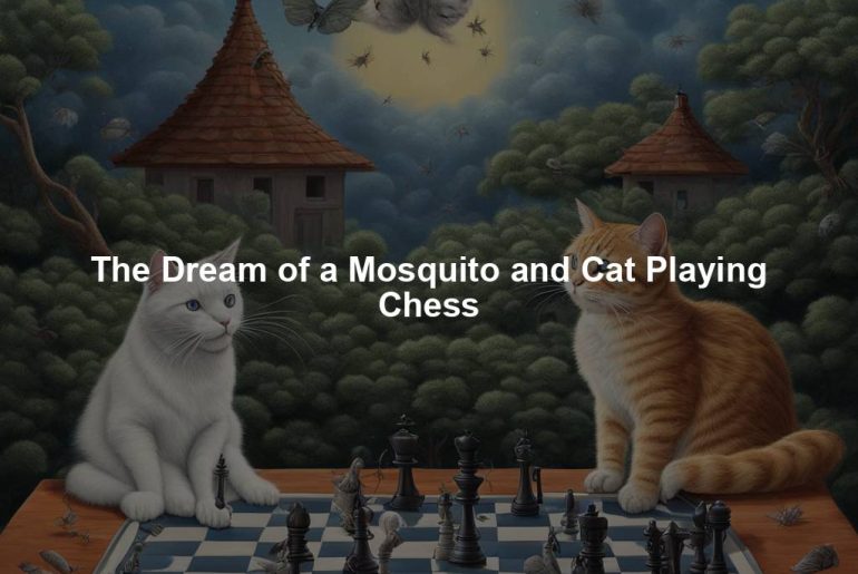 The Dream of a Mosquito and Cat Playing Chess