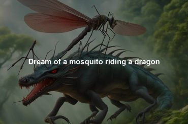 Dream of a mosquito riding a dragon