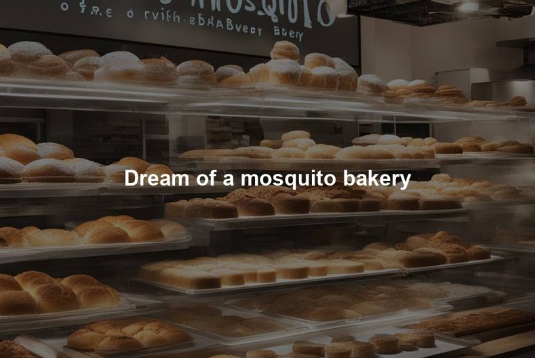 Dream of a mosquito bakery