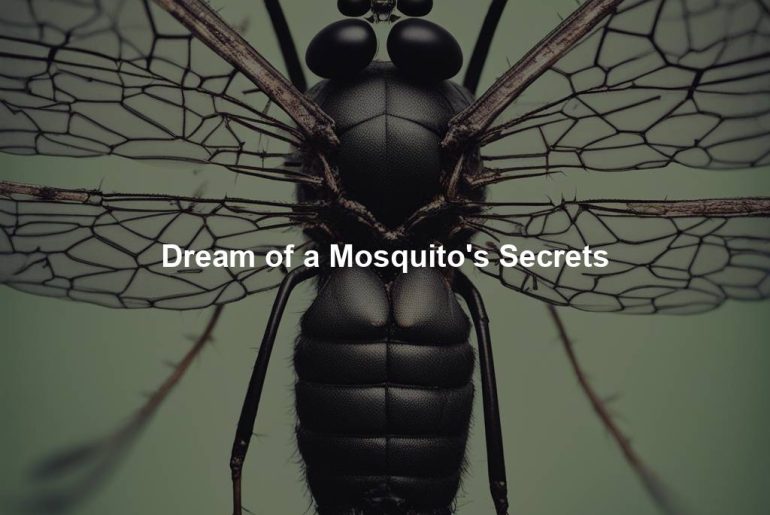 Dream of a Mosquito's Secrets