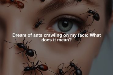 Dream of ants crawling on my face: What does it mean?