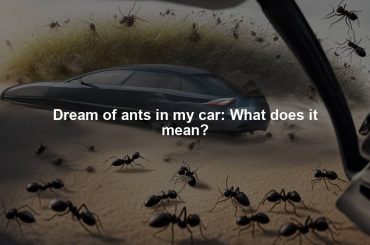 Dream of ants in my car: What does it mean?