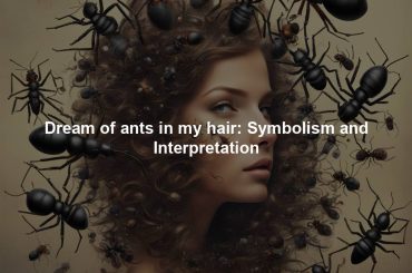 Dream of ants in my hair: Symbolism and Interpretation