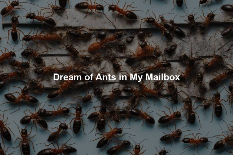 Dream of Ants in My Mailbox