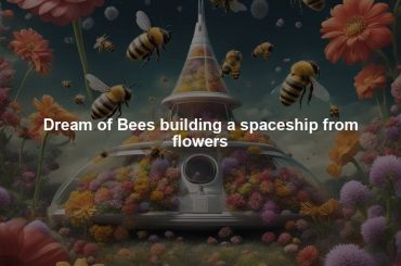 Dream of Bees building a spaceship from flowers