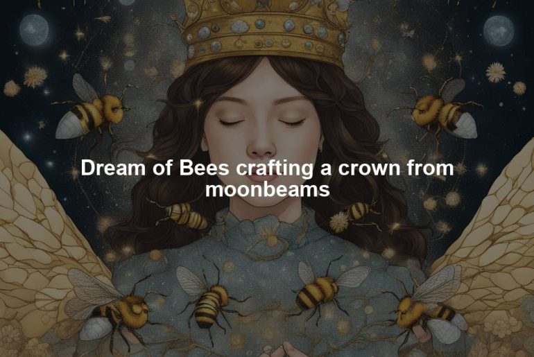 Dream of Bees crafting a crown from moonbeams