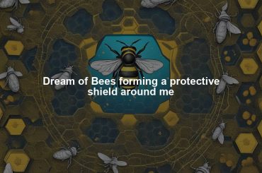 Dream of Bees forming a protective shield around me