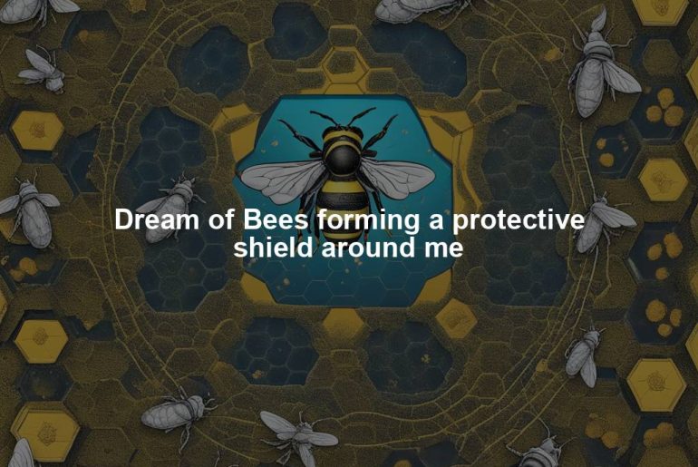 Dream of Bees forming a protective shield around me