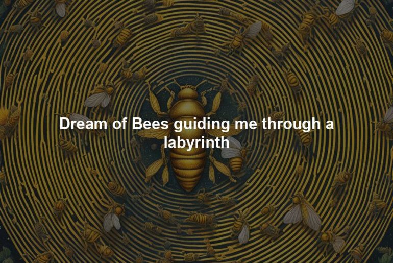 Dream of Bees guiding me through a labyrinth