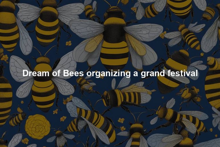 Dream of Bees organizing a grand festival