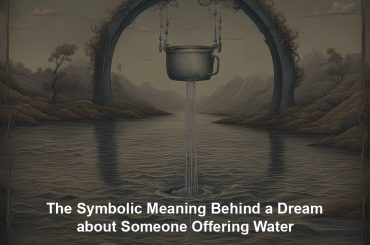 The Symbolic Meaning Behind a Dream about Someone Offering Water