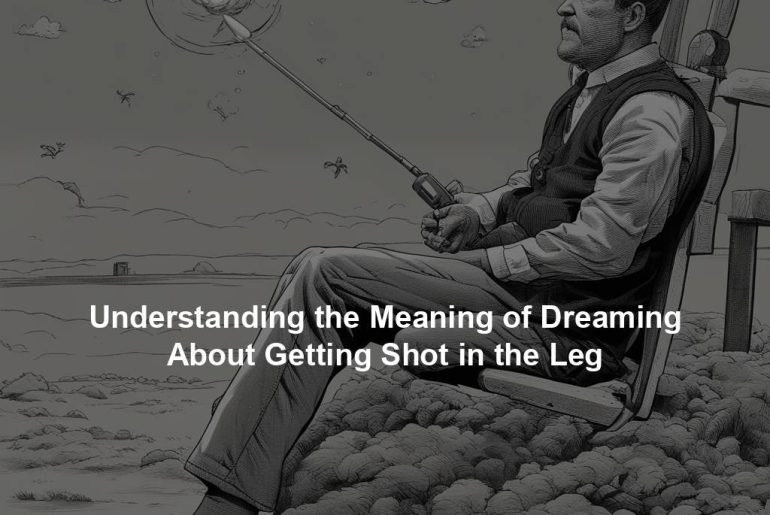 Understanding the Meaning of Dreaming About Getting Shot in the Leg