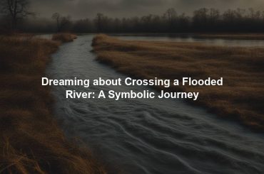 Dreaming about Crossing a Flooded River: A Symbolic Journey