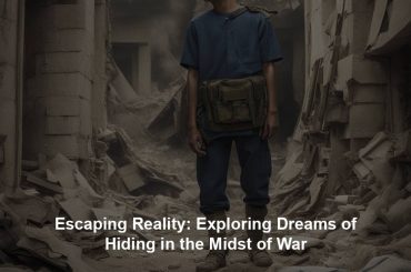 Escaping Reality: Exploring Dreams of Hiding in the Midst of War