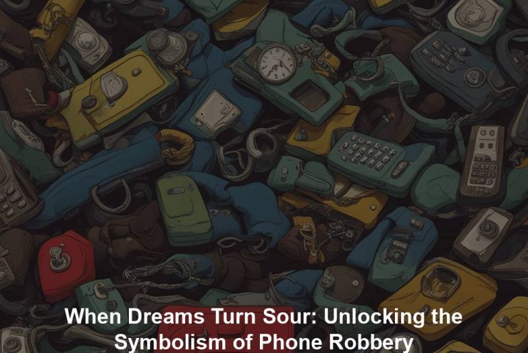 When Dreams Turn Sour: Unlocking the Symbolism of Phone Robbery